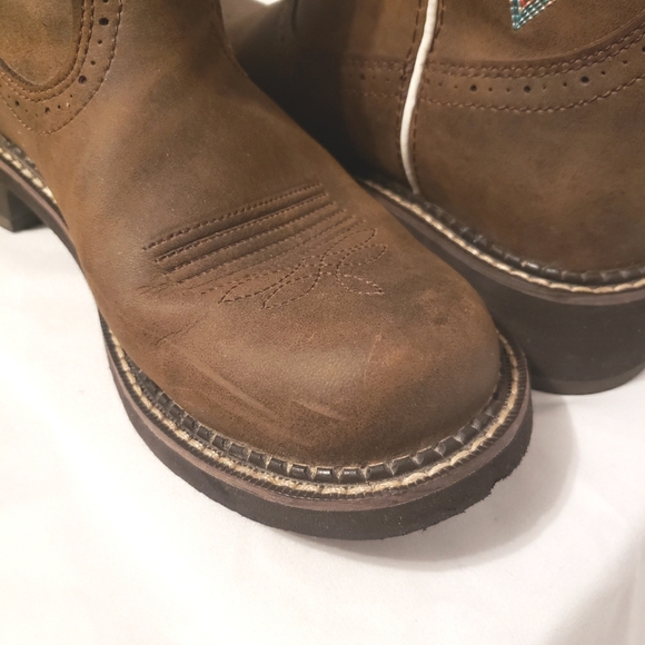 Ariat Women's Fatbaby Cowgirl Western Boots Size 8.5B - Picture 7 of 16